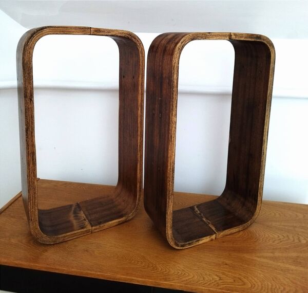 Étagères Décoratives tchèques attribuées à Ludvik Volak  1960s, Set de 3