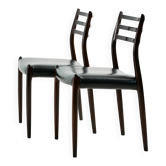 Chaise Modèle 78, par Niels O. Møller pour JL Møllers Møbelfabrik, Set de 2
