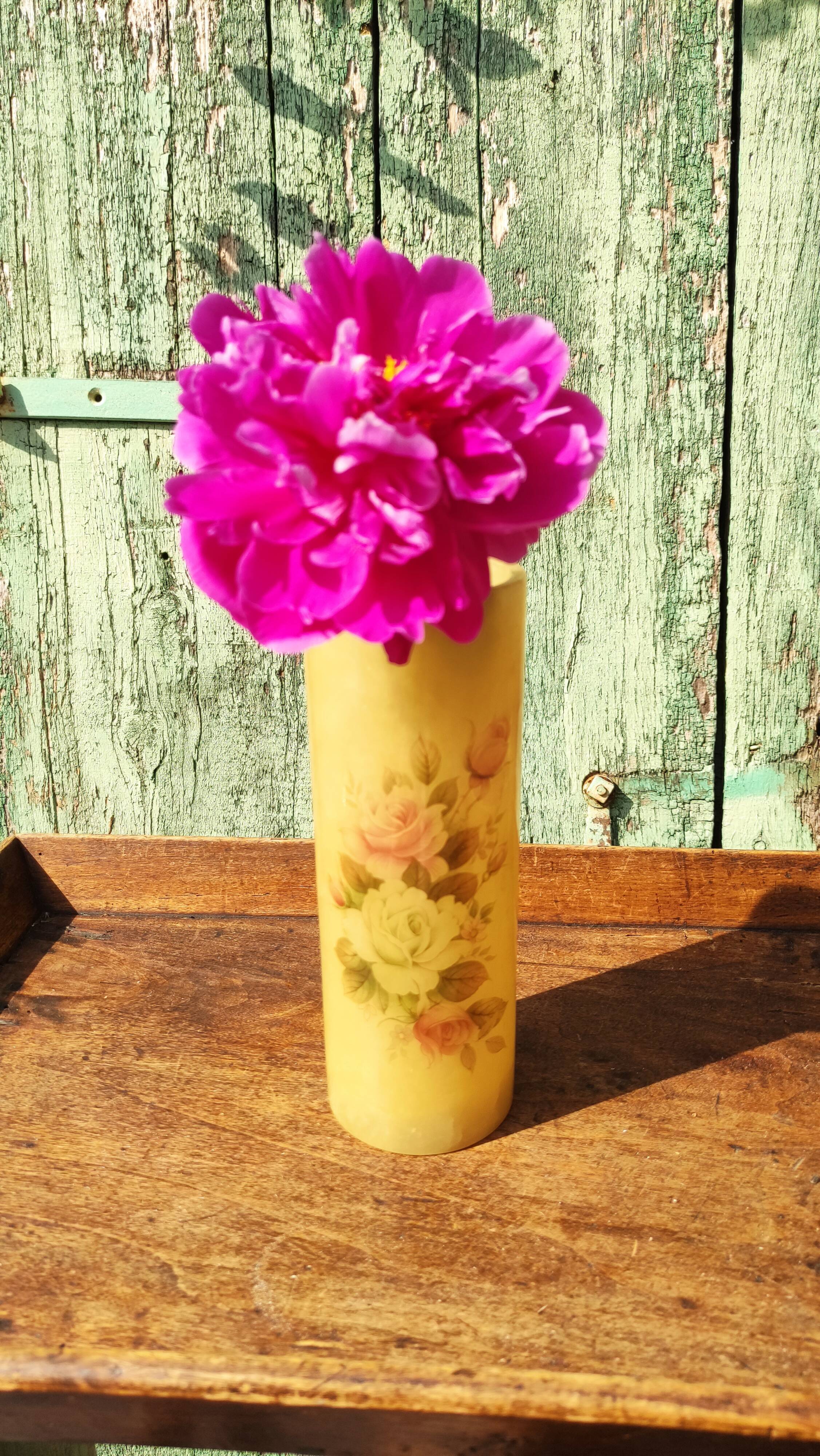 Vintage alabaster vase