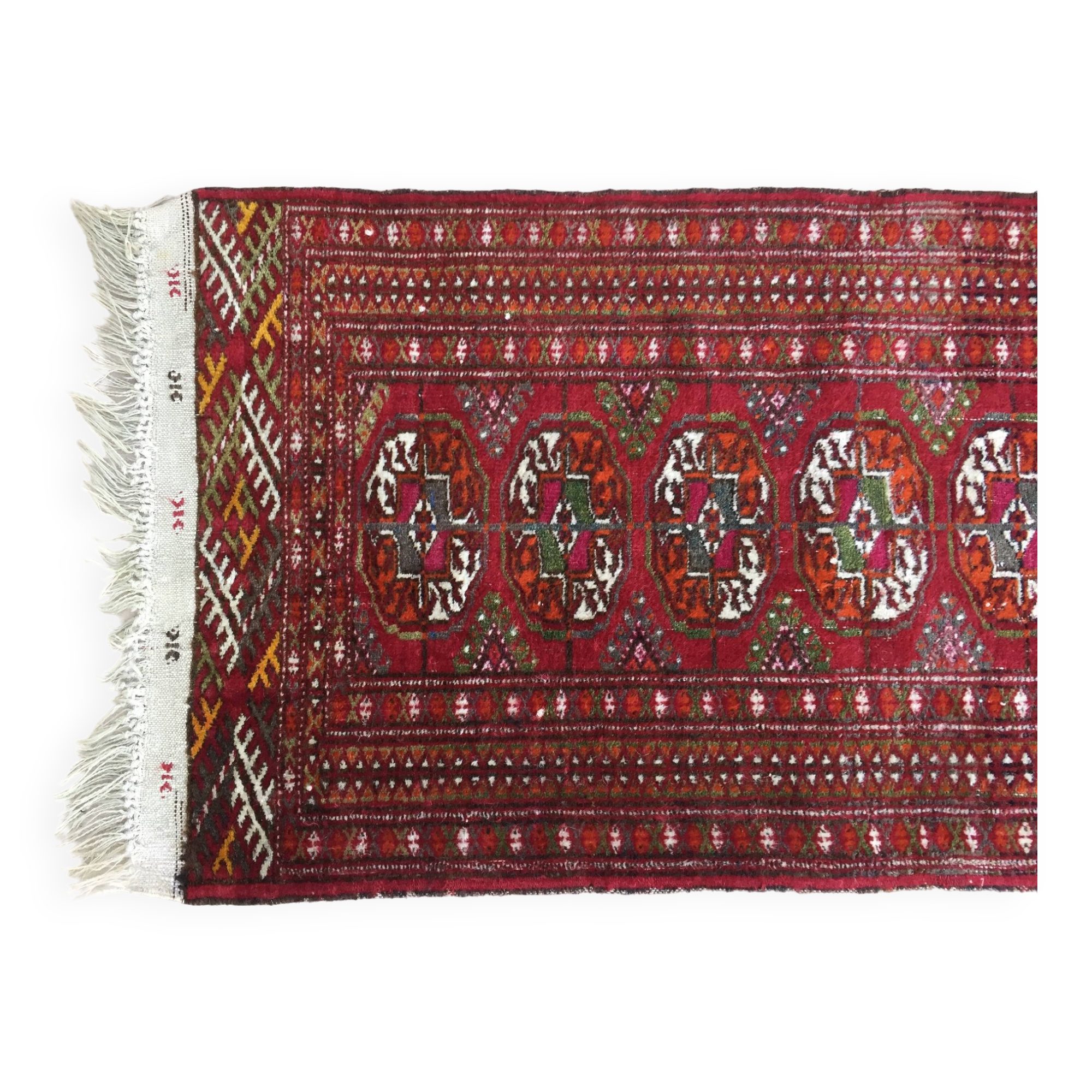 Vintage pure wool rug – 118 x 57cm
