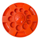 Grand plateau vintage 1970 moulded plastic orange creations bismuth paris 7