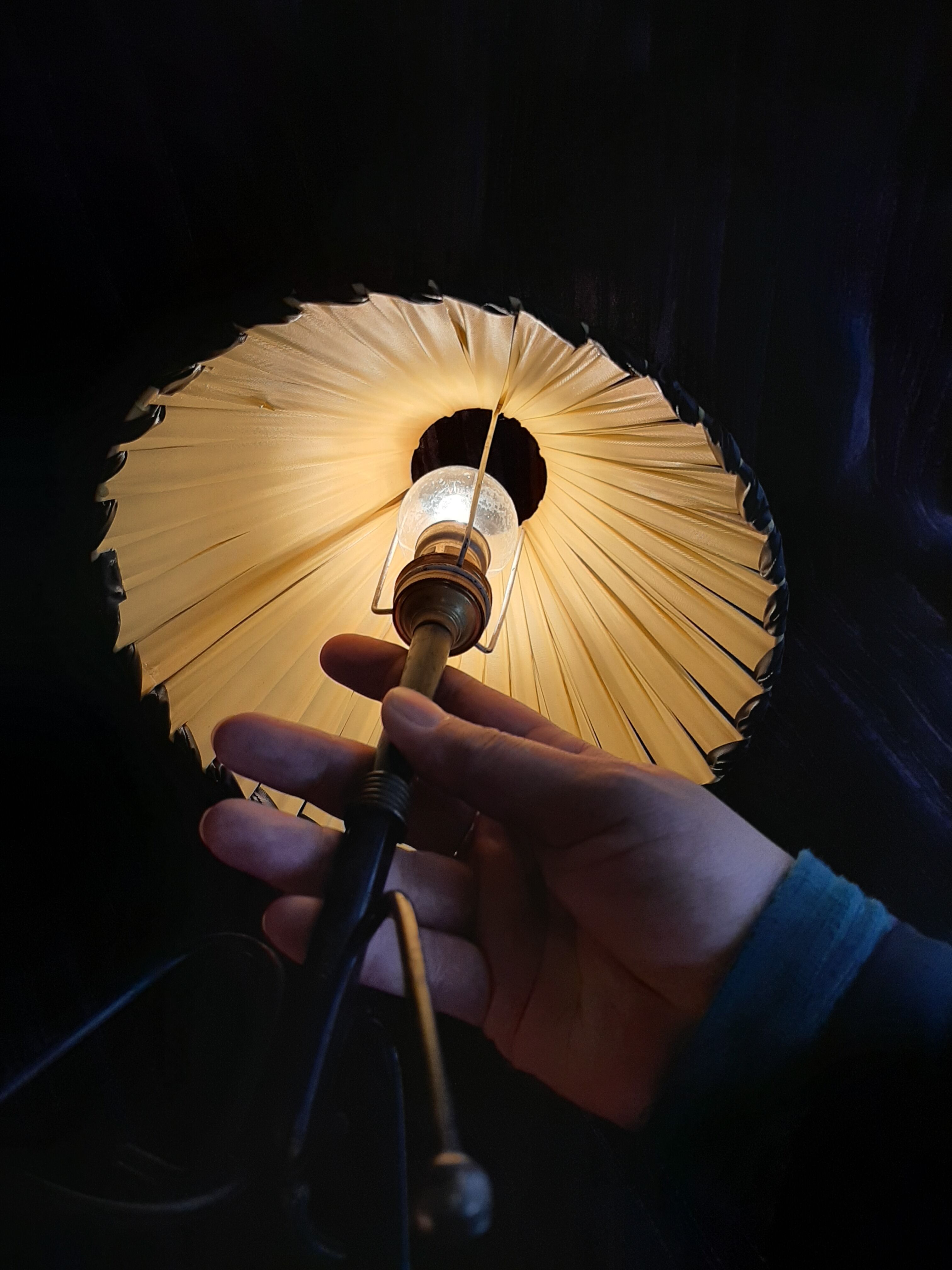 Delicious scoubidou lamp 1950.