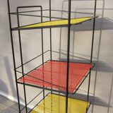 Display red and yellow perforated metal 1960