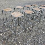 Bar stool - wood and metal workshop