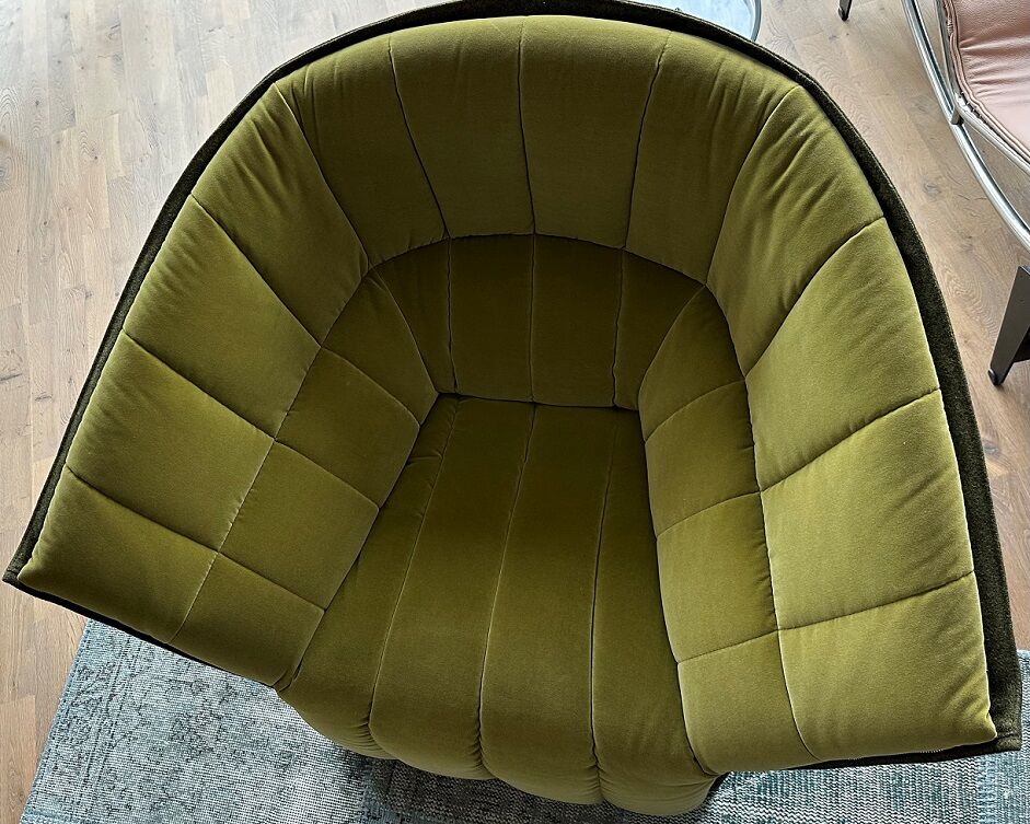 Moel armchair by Inga Sempé for Ligne Roset green