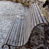 Limousin pubic bench called "shepherdess"