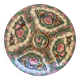 Hand-painted dessert plate