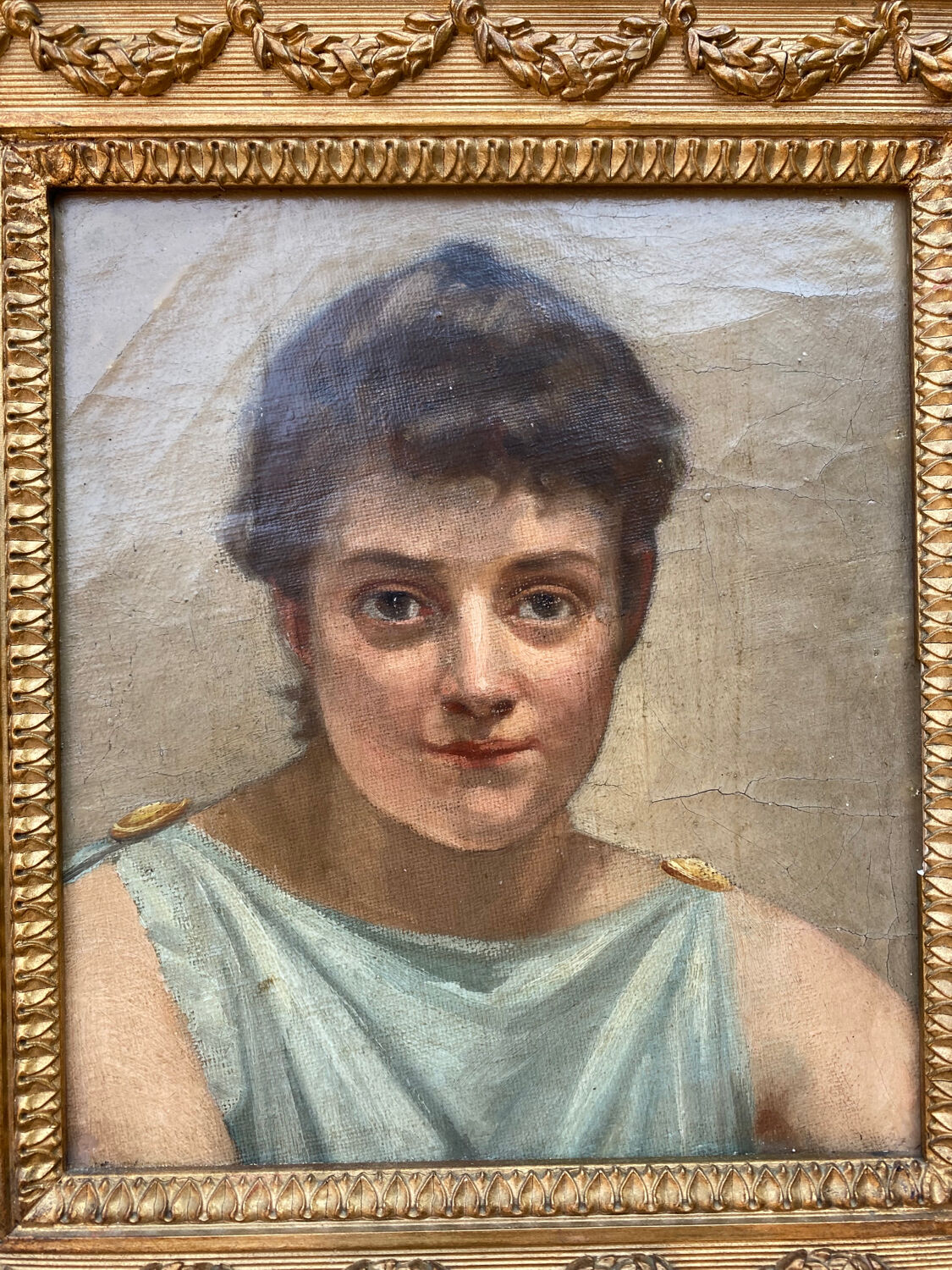 Portrait of a 19th century Empire woman