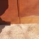Double curtain filing cabinet