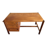 André Monpoix desk in teak, 1960.
