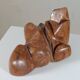 Handcrafted vintage organic-shaped marble sculpture