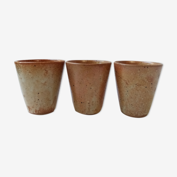 Lot de 3 tasses en grès