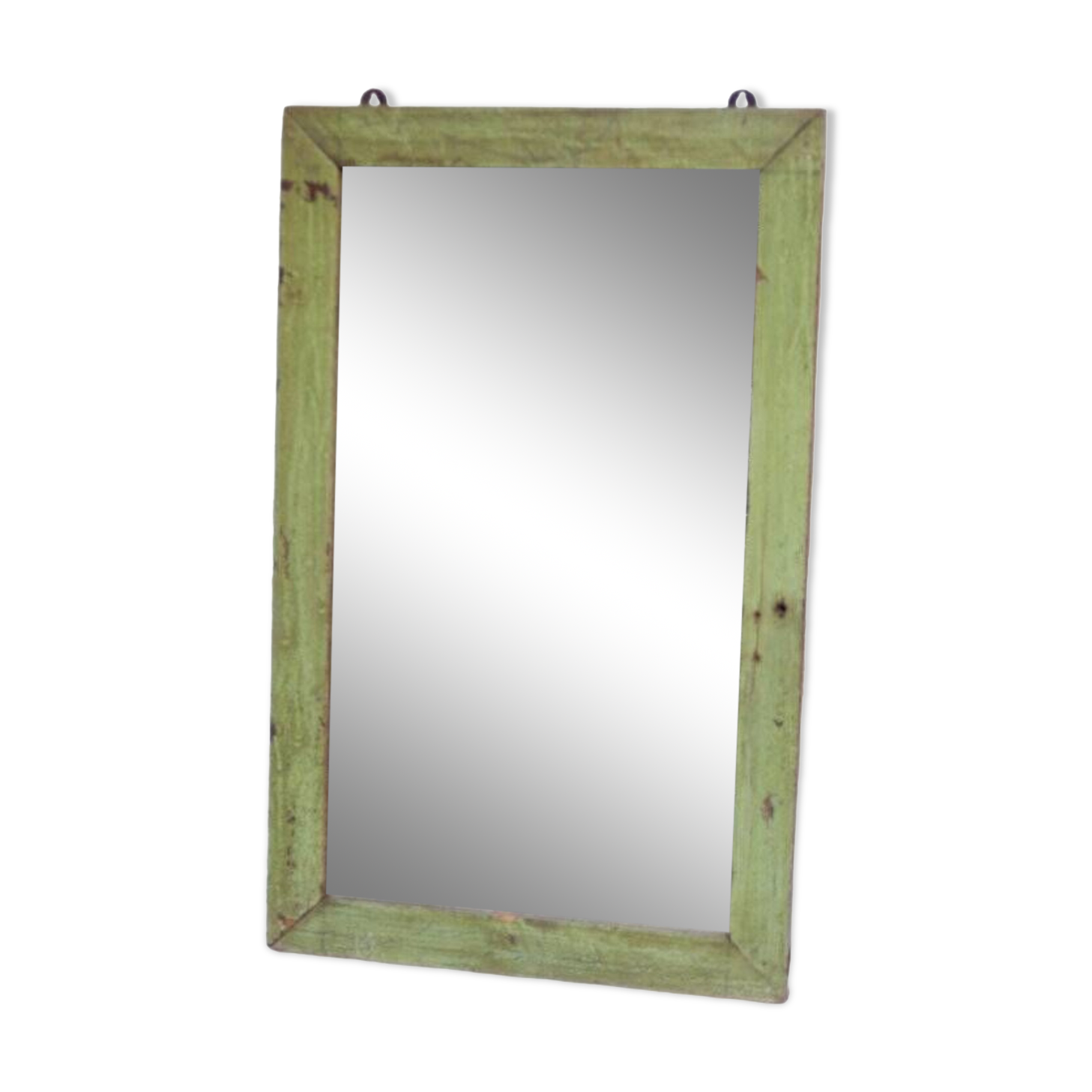 Old tech green mirror