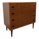 Vintage Scandinavian teak chest of drawers