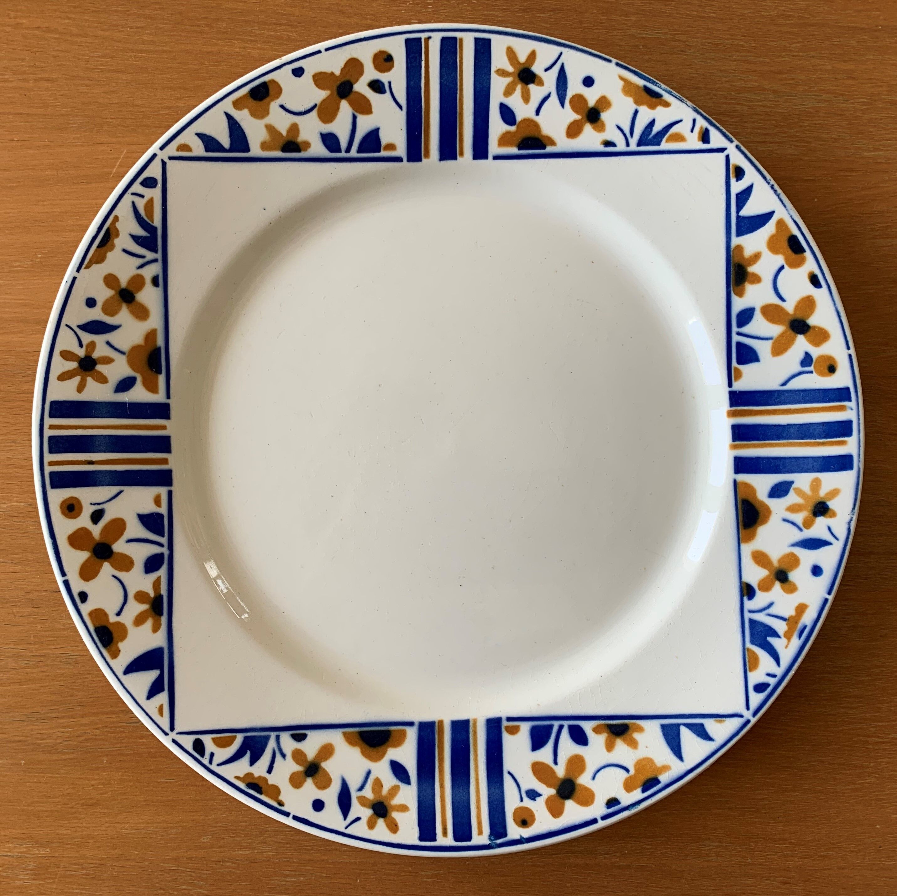 Lot de 5 assiettes en faïence de Badonviller