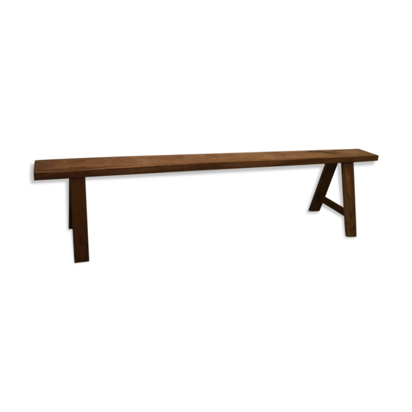 Banc de ferme en merisier