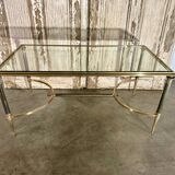 Table basse design en bronze 20e siècle