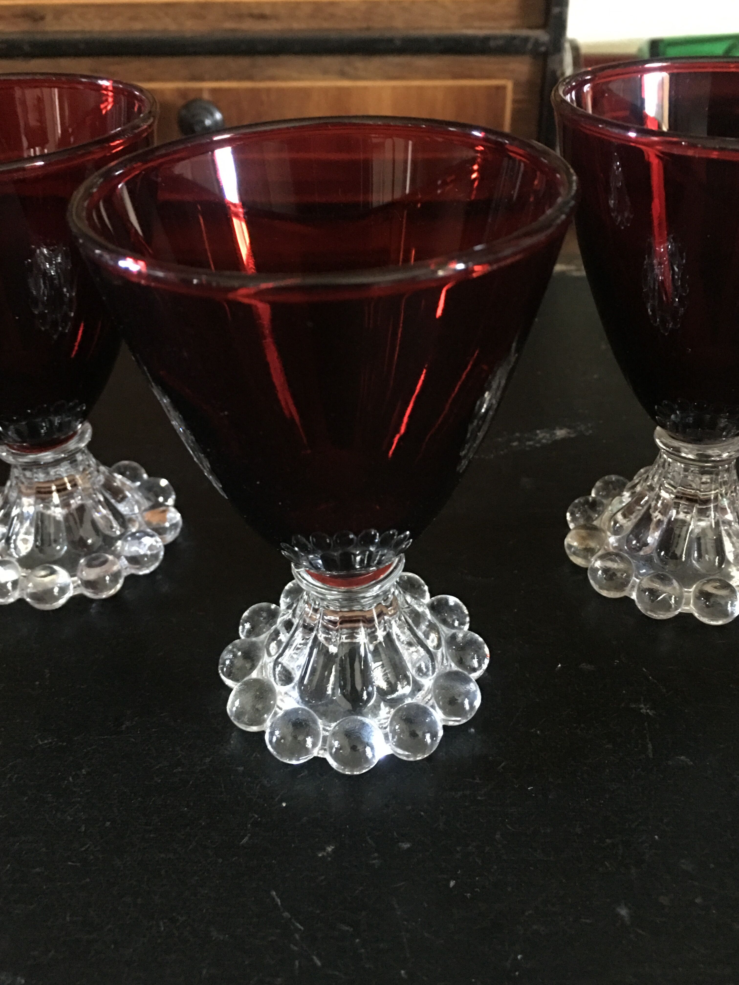 Lot de verres vintage