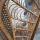 Emmanuelle peacock rattan chair