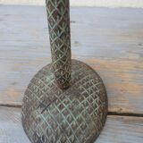 Pair of palm candle holders