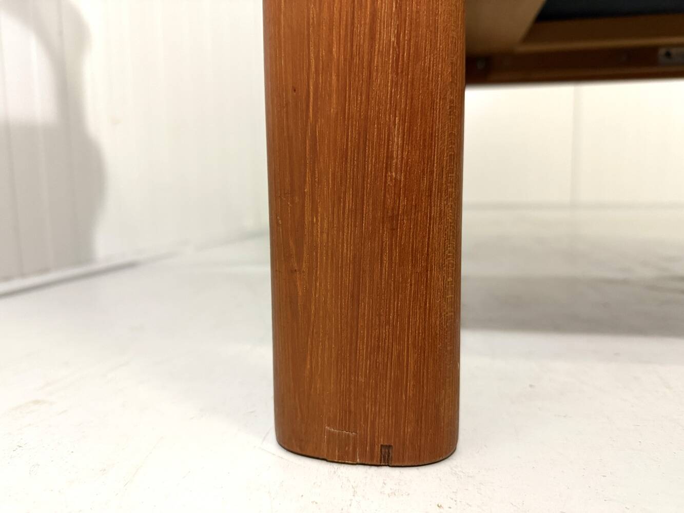 EMC Furniture teak highback easy chair & footstool Denmark 1970’s