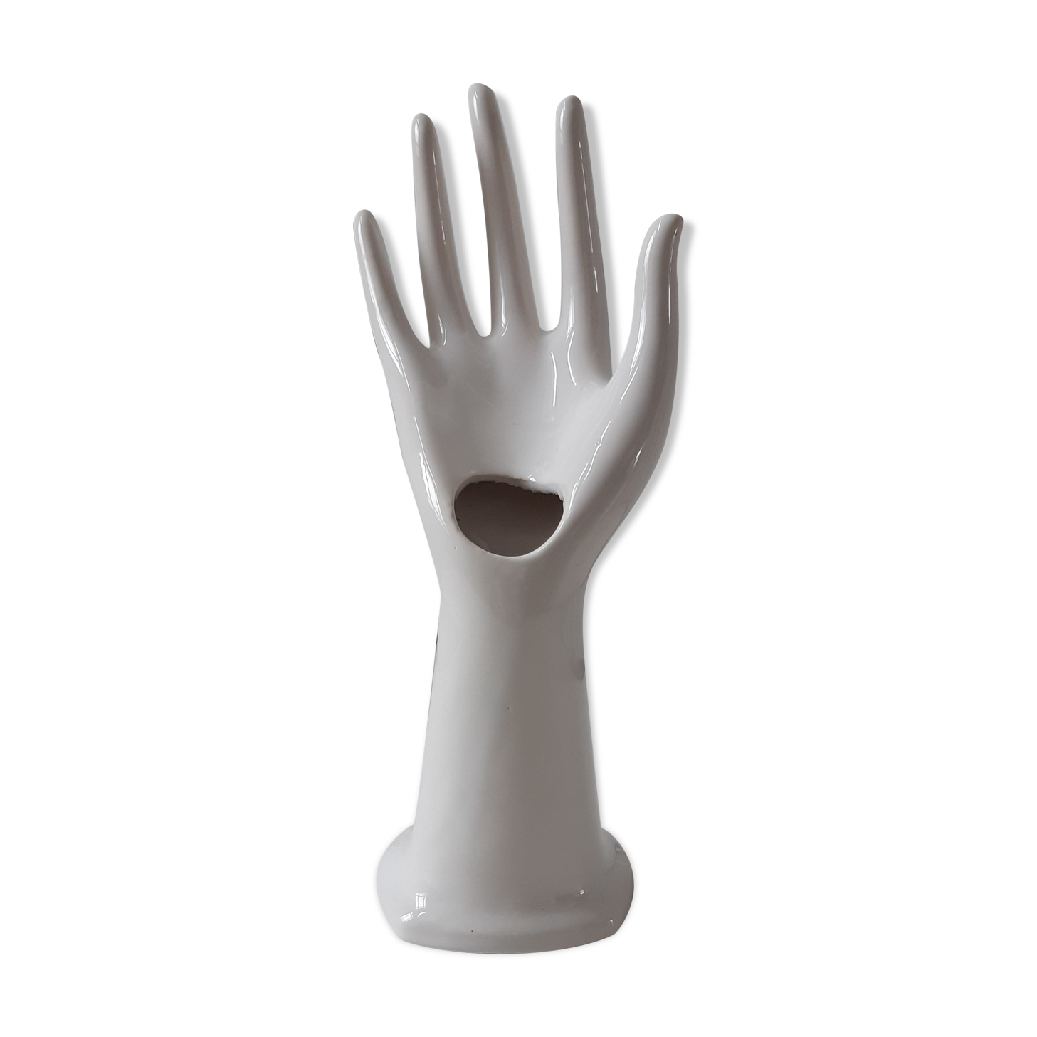 Baguier vase soliflore white