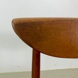Teak dining chairs model 316 by Peter Hvidt & Orla Mølgaard Nielsen for Søborg Mobler