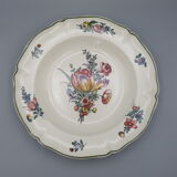 Série de 5 assiettes creuses Villeroy et Boch décor Mettlach fleurs