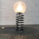 Floor lamp with spiral bulb from the German space age mid-century by Ingo Maurer for M-Design, 1960s.