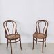 Paire de chaises cannées Fischel bistro