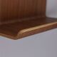 VINTAGE 1960S WALL MIRROR IN TEAK WITH DESIGN BY CAMPO E GRAFFI