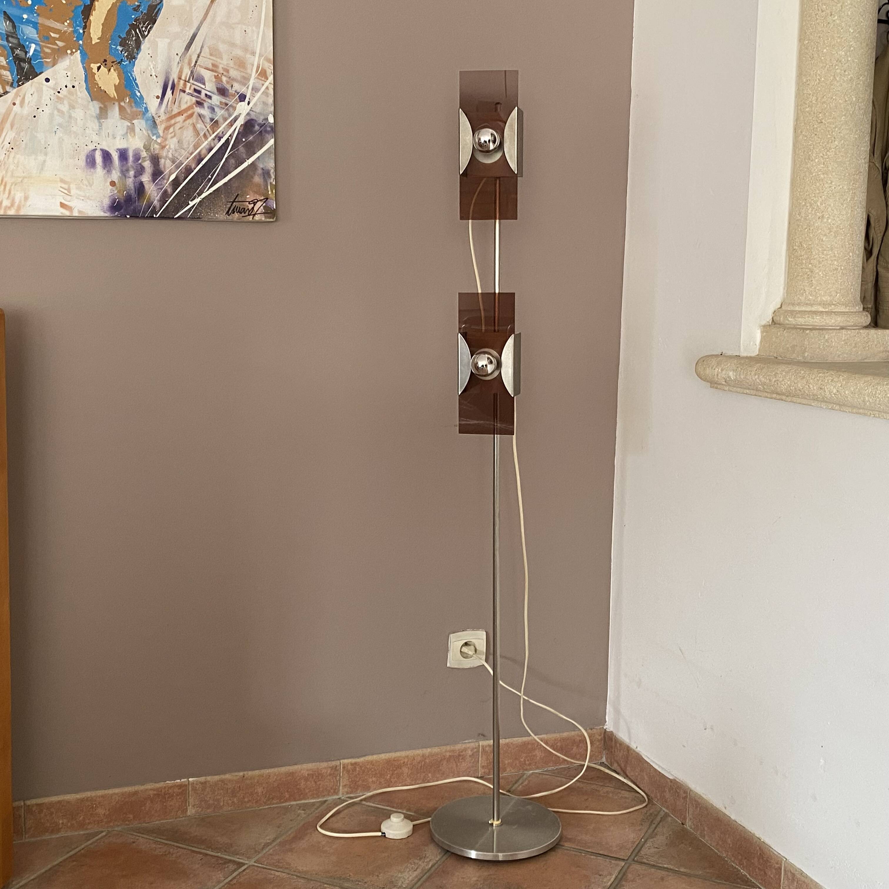 Lampadaire Jocelyne Trocme pour Oxar. 1970.