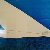 LITHOGRAPHY Nude woman "The board", numbered 49/100 and signed MICHEL MATHONNAT