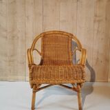 Rattan armchair