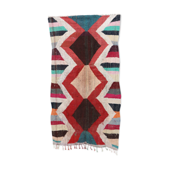 Carpet Kilim Boucherouite, 130 x 220 cm