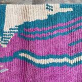 Traditional Moroccan rug, natural wool, 3 x 2 m.