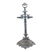Old Servant Fireplace Umbrella Stand Cast Iron Godin 1865 19th Century