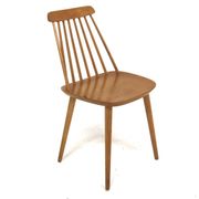 Scandinavian beech chair "Pinnstol", Sweden, 1960