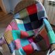 Plaid patchwork en laine
