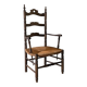 Straw armchair