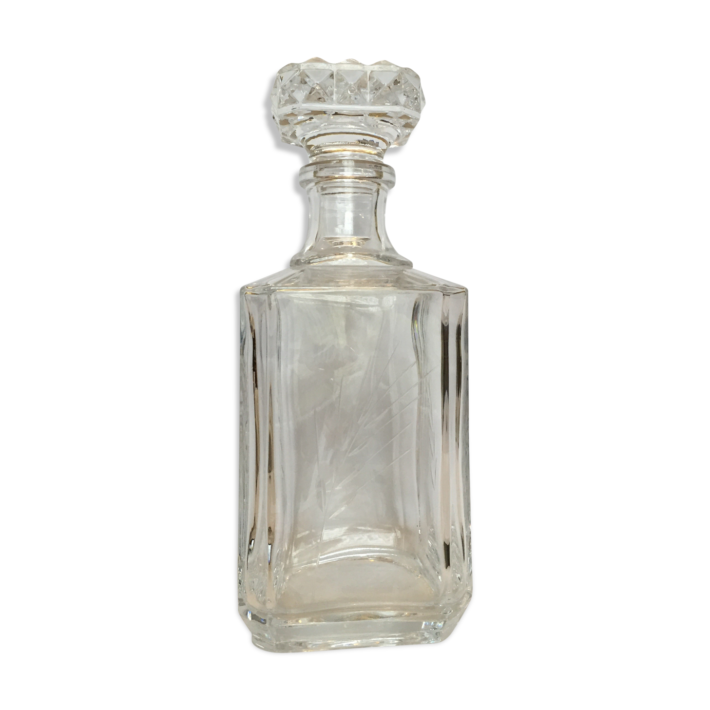 Crystal whiskey decanter
