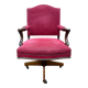 Fauteuil de bureau pivotant – Style Gainsborough – Époque Édouardienne – Bo