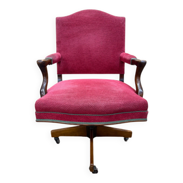 Swivel office chair – Gainsborough style – Edwardian era – Wood
