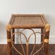 Rattan side table