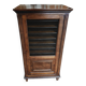 Antique printer's style wooden workshop furniture – mesh door