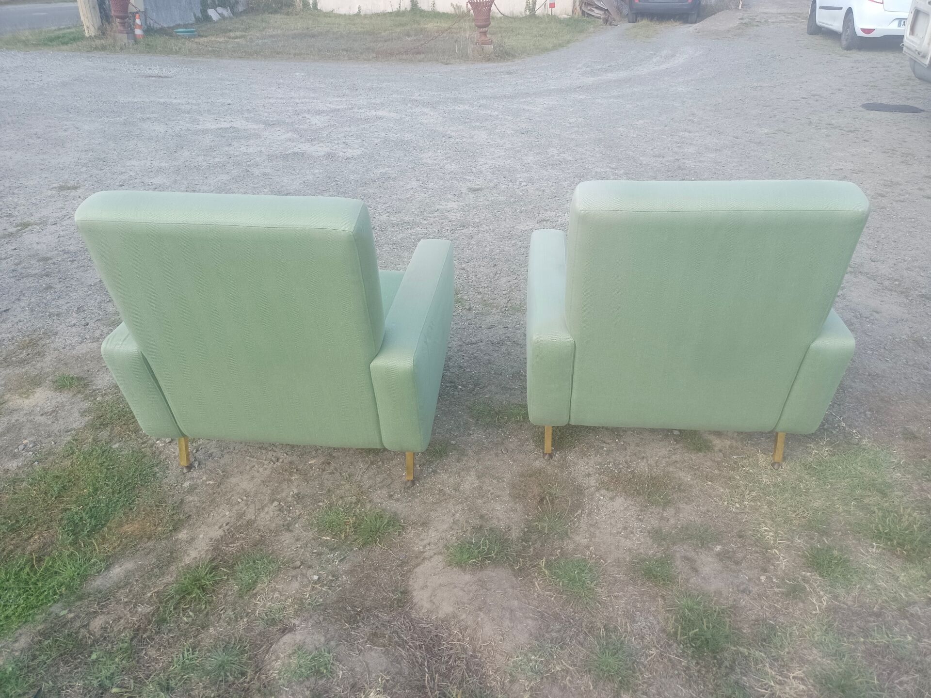 Pair of vintage armchairs