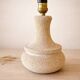 Vintage table lamp in mineral stone – 1960s/70s