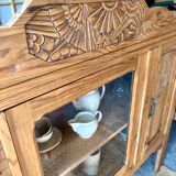 Art Deco sideboard in raw wood