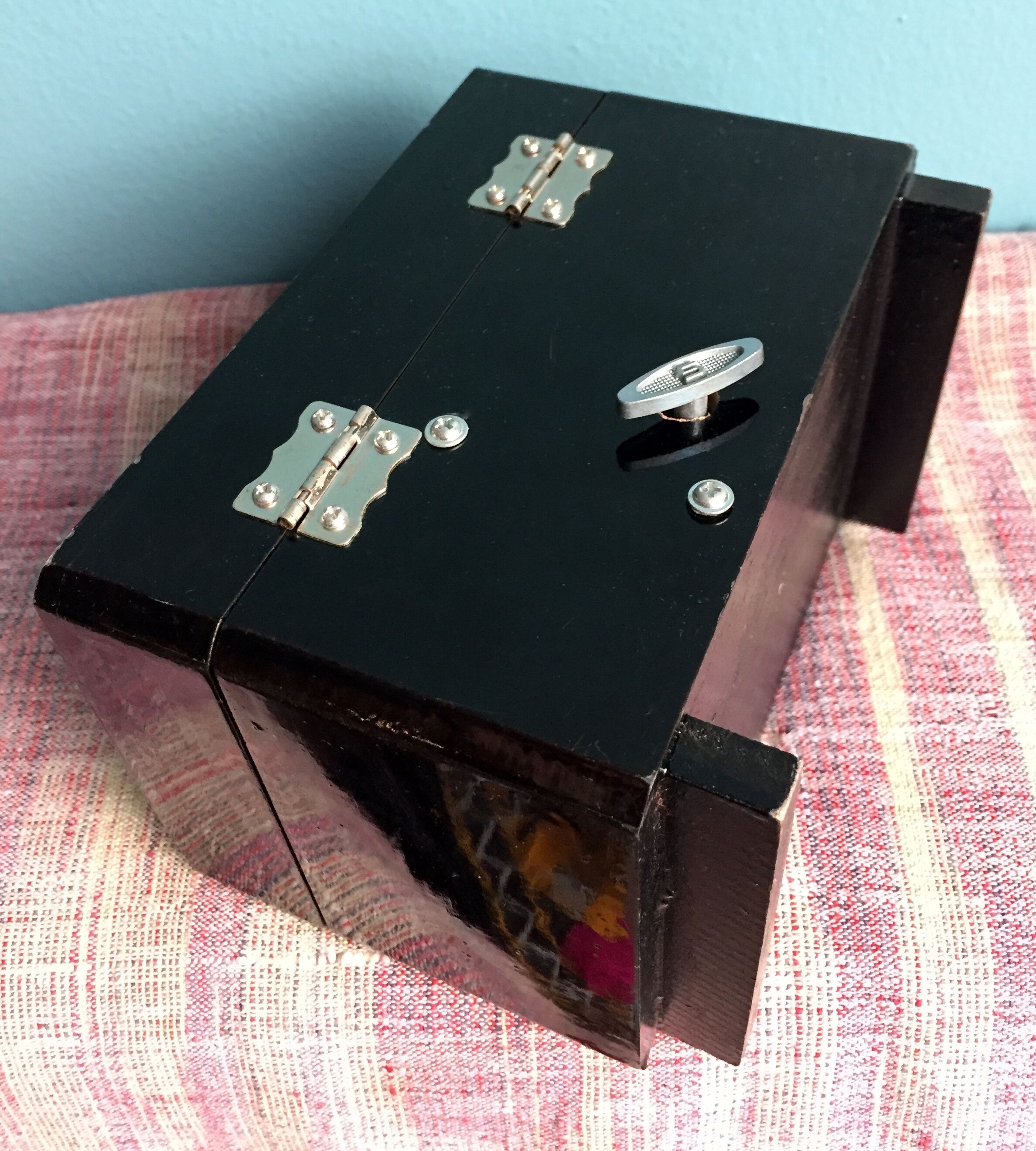 Asian music box and vintage tutu dancer 1970