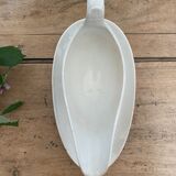 Creil and Montereau porcelain sauce boat